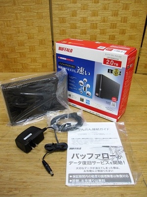 小平市にて BUFFALO LinkStation NAS 2TB LS510D0201G を店頭買取致しました