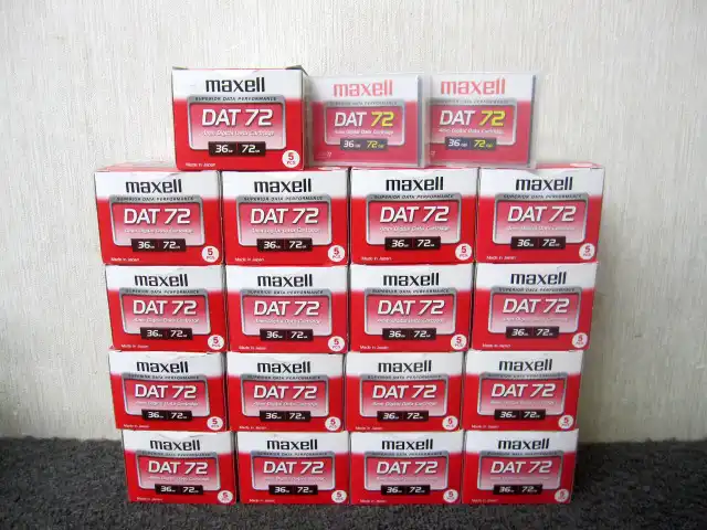 maxell DAT 72 36GB/72GB 日本製 HS-4/170S XJ　17セット+2本の買取価格