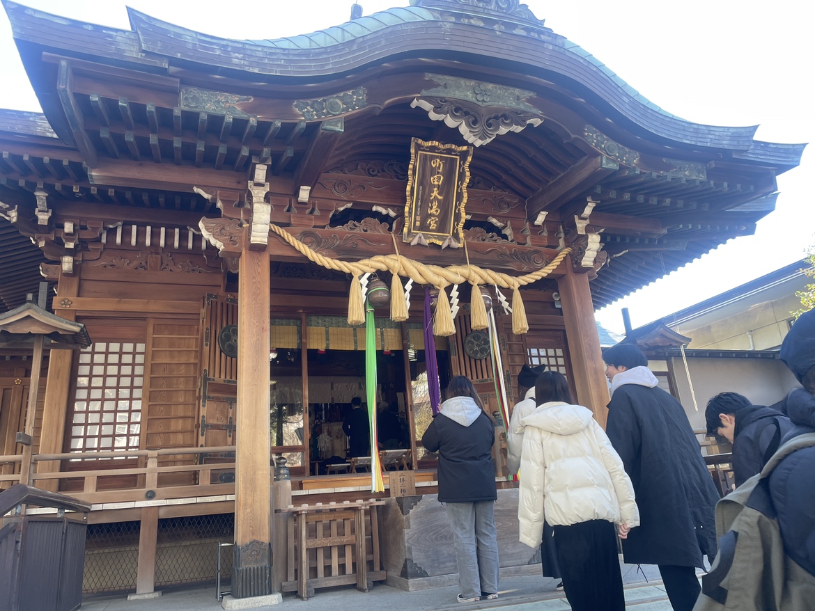 町田天満宮で初詣