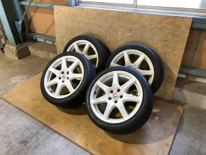 アルミ付きホイール　RAYS　VOLK RACING　PROGRESSIV　TE　5穴　4本セットの買取価格